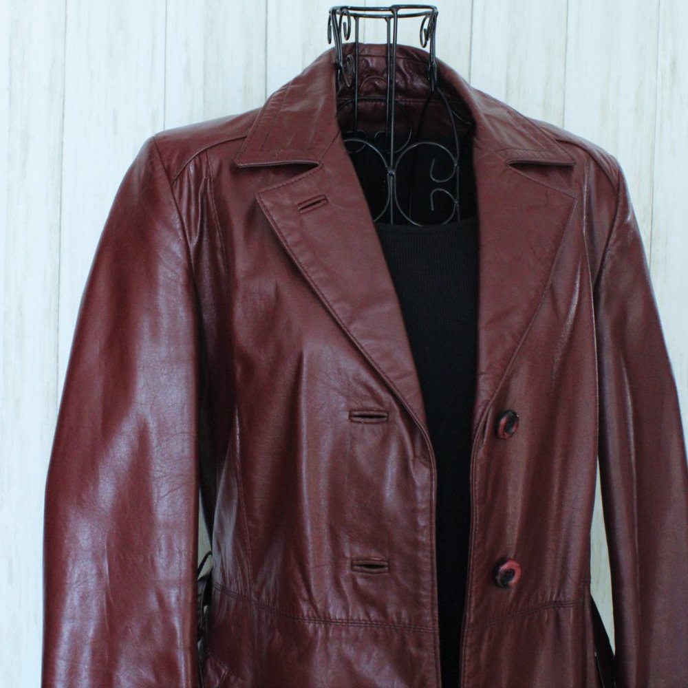 VTG Etienne Aigner Leather Coat